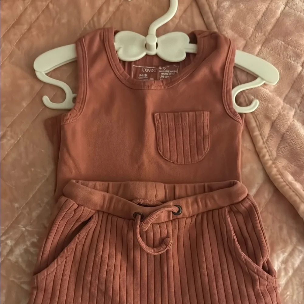 Sleeveless Ribbed Matching Toddler Set - Picture 3 of 7